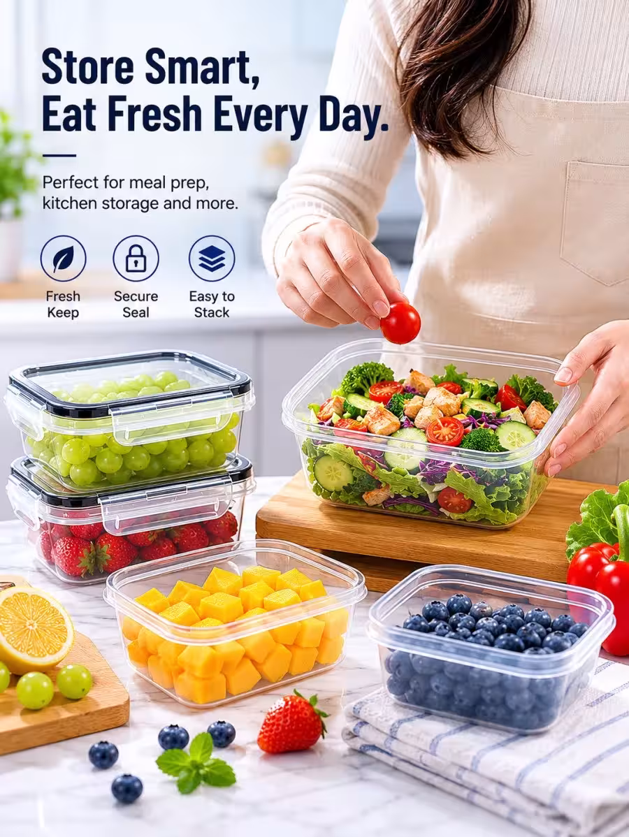 boîtes de rangement pour aliments