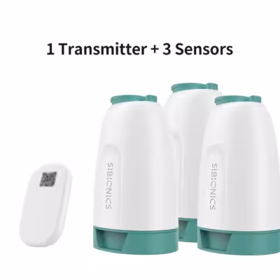 Detachable CGM Dynamic Blood Glucose Meter Sibionics 45 Days 1Transmitter + 3Sensor Set, Blood Glucose Sensor Only Android 1