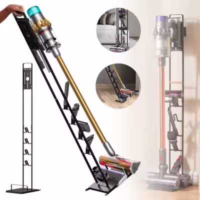 Vacuum Cleaner Holder for Dyson Gen5/V15s/V11/V10/V8/V7/V6, Floor Storage Organiser with Wheels 1