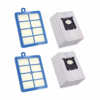 Bpfire Replacement HEPA Filter Dust Bags for Electrolux Vacuum Cleaner Filter Electrolux HEPA and Bag for Philips Bags AEG 1