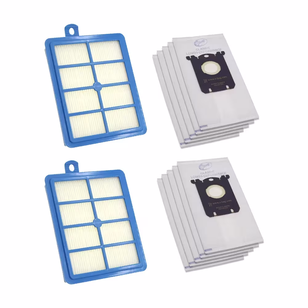 HEPA filters and dust bags for Electrolux, AEG, and Philips vacuum cleaners