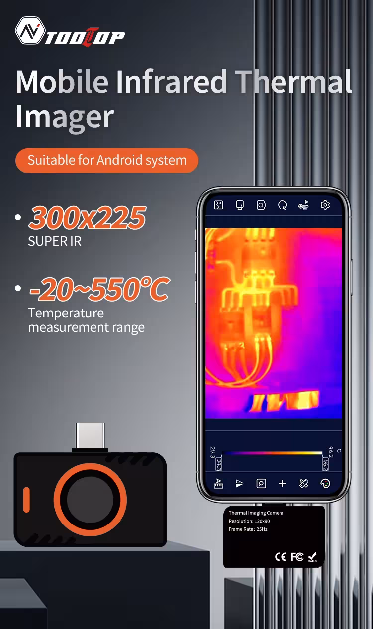 Thermomètre infrarouge Android