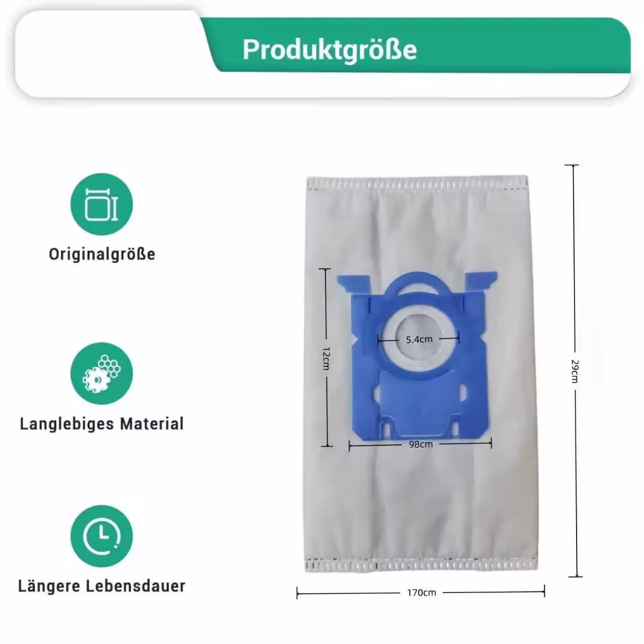 sacchetto per aspirapolvere S-BAG