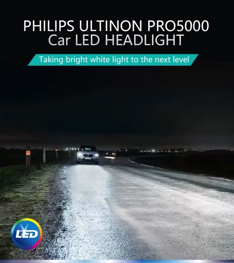 Philips Ultinon Pro5000 LED H4 automobilio lemputė