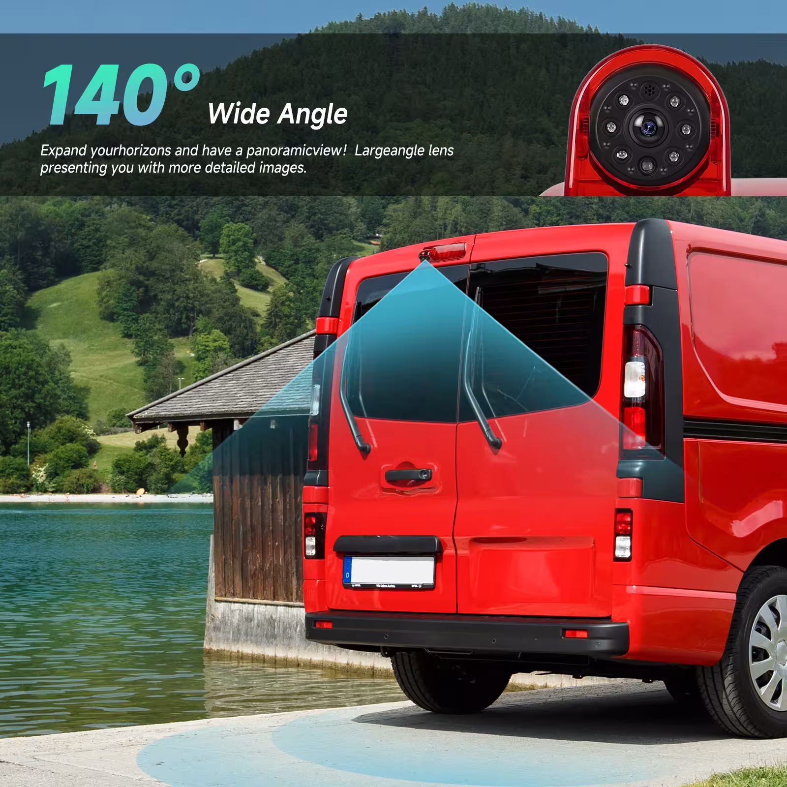 telecamera per auto con visione posteriore
