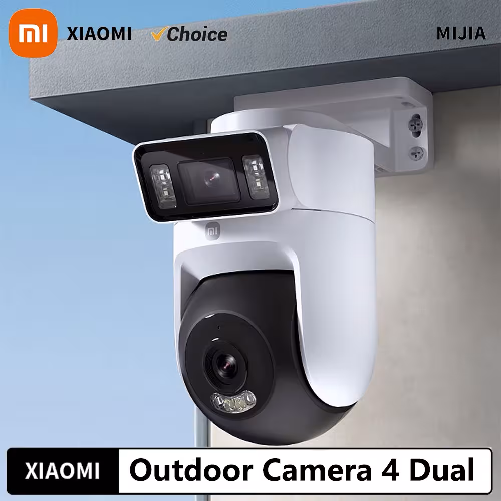 Xiaomi Outdoor Camera 4 Dual Lens outdoor IP camera 5MP 3K with dual Wi-Fi 6 connections