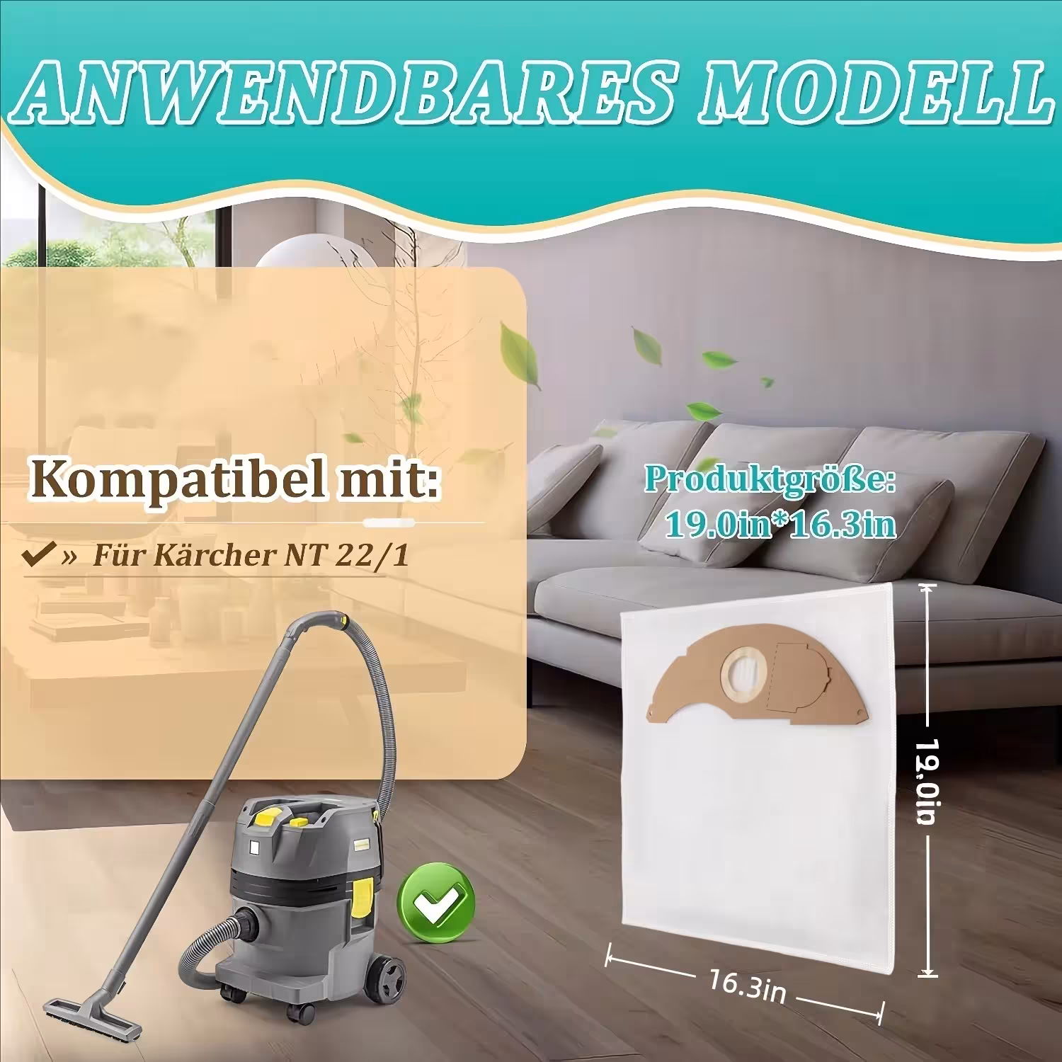 dust bag for Karcher NT 221