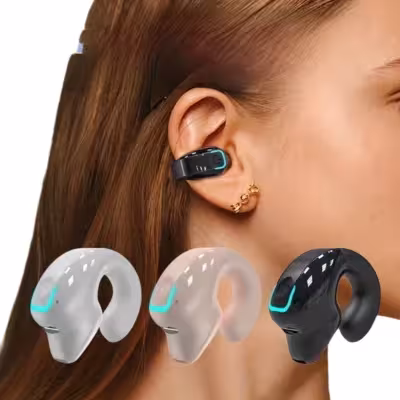 Earphone Clip Wireless Bluetooth Headphone Bone Conduction Headset High Quality TWS Auriculares Sport Noise Canceling With Mic 1
