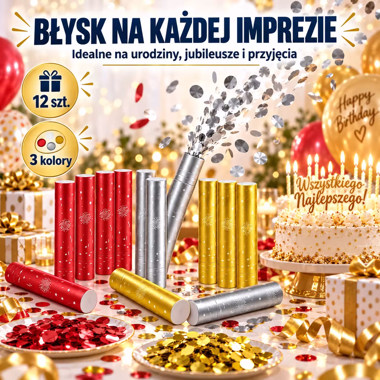 konfeti vamzdeliai