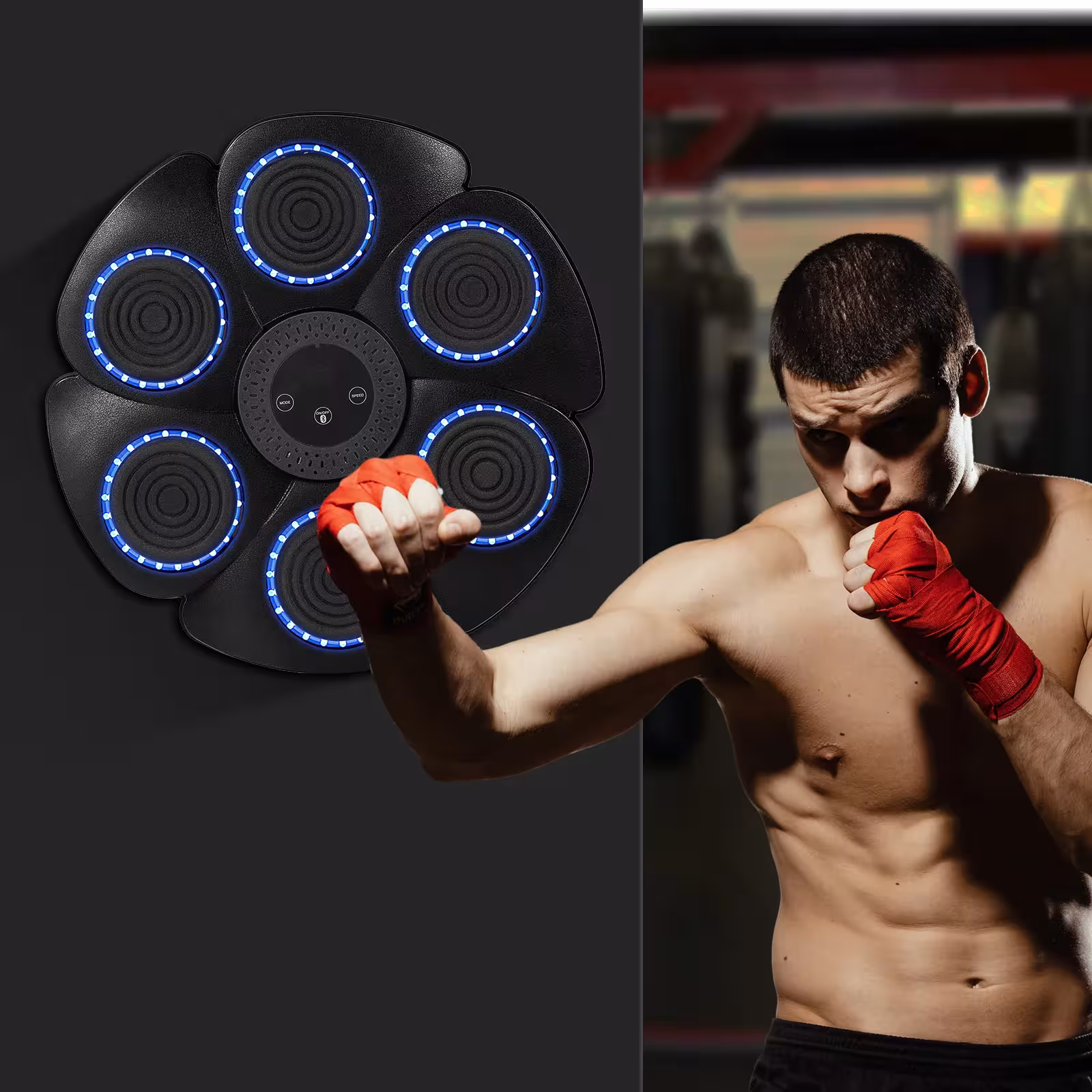 išmanus boksavimo treniruoklis su Bluetooth