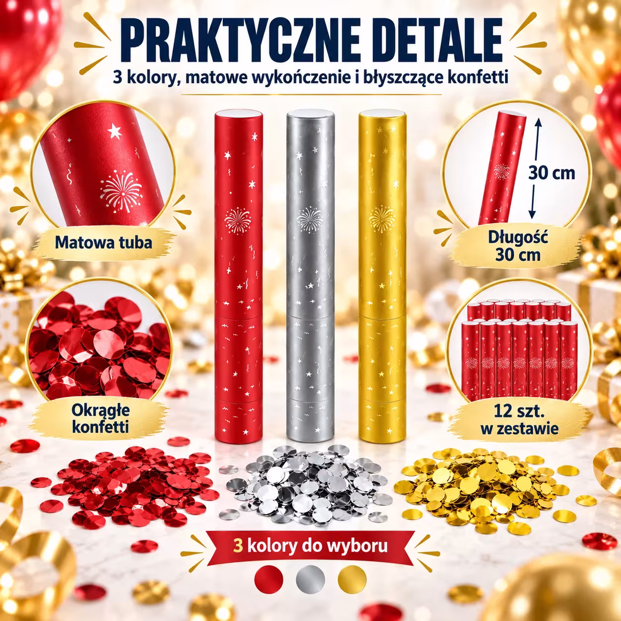 konfeti vamzdeliai