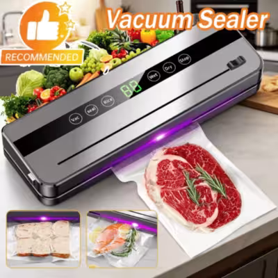 Vacuum Machine Food Vacuum Sealer Compact Machine For Food delivery Automatic Food For Home Kitchen 1