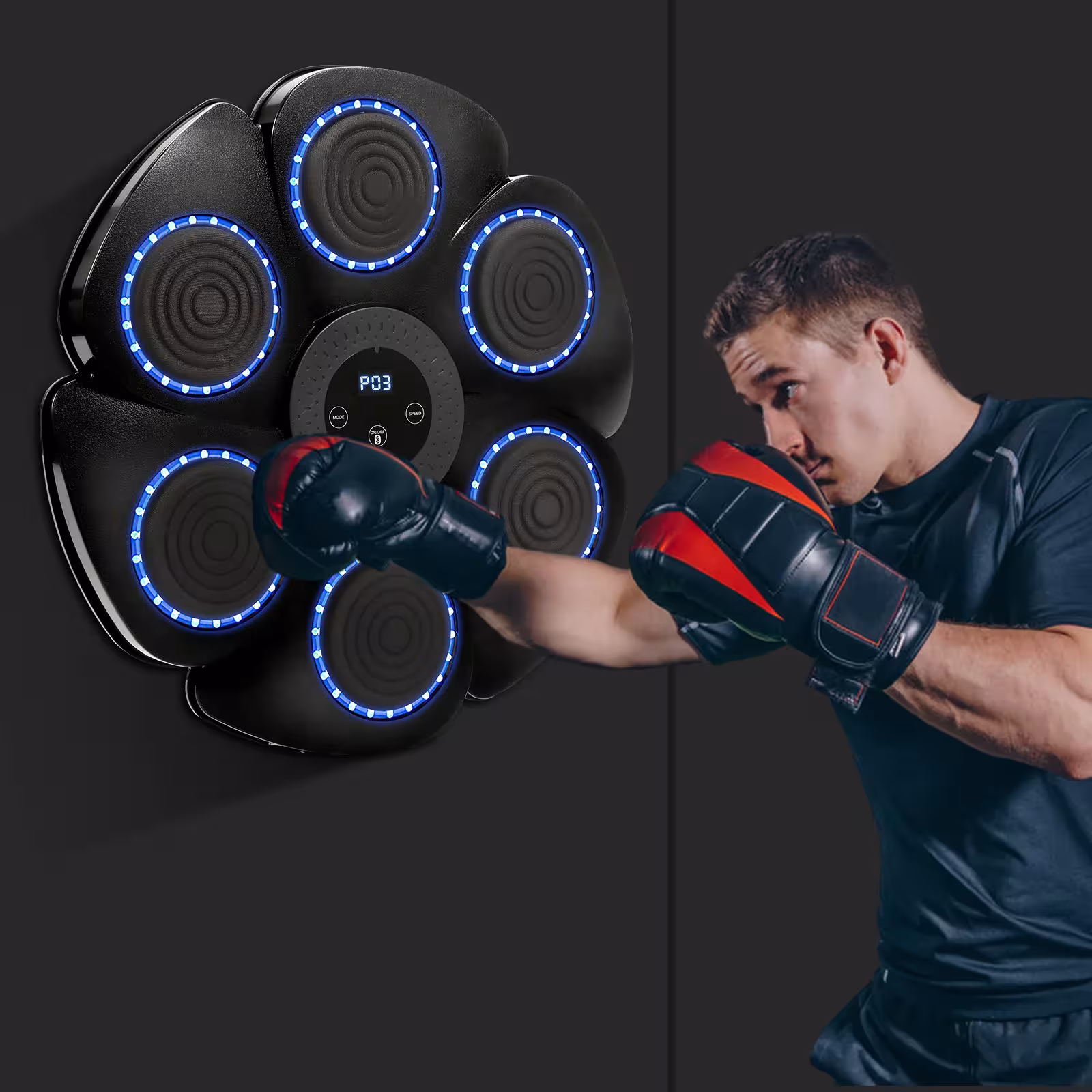 išmanus boksavimo treniruoklis su Bluetooth
