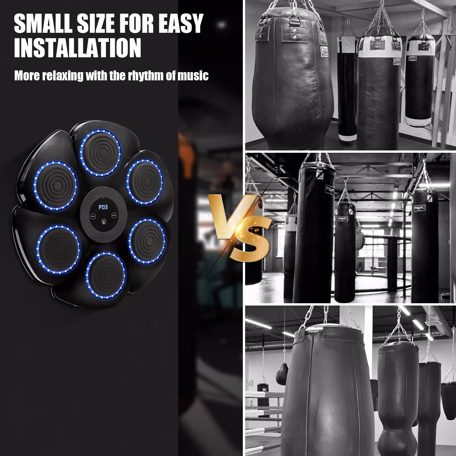 išmanus boksavimo treniruoklis su Bluetooth