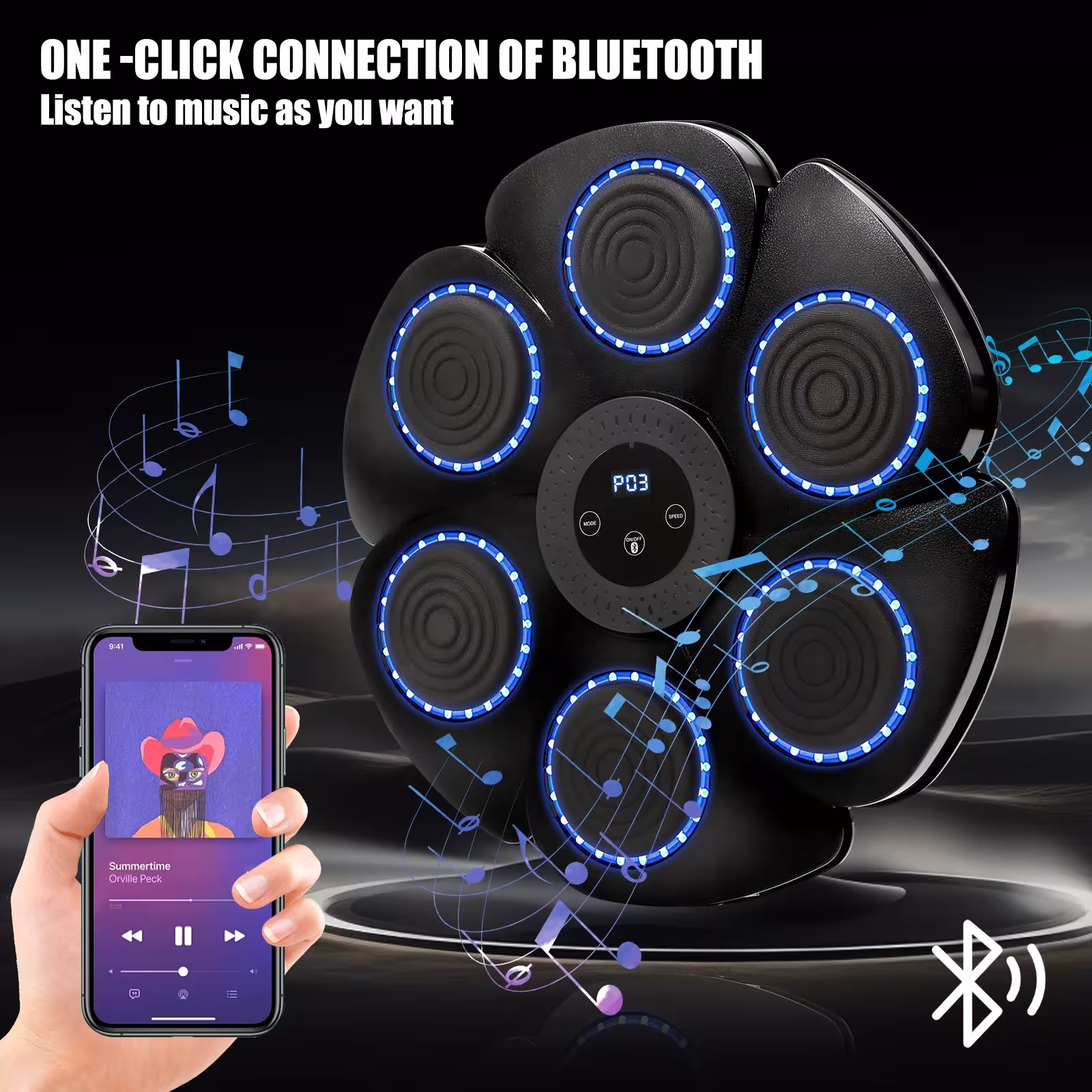 išmanus boksavimo treniruoklis su Bluetooth