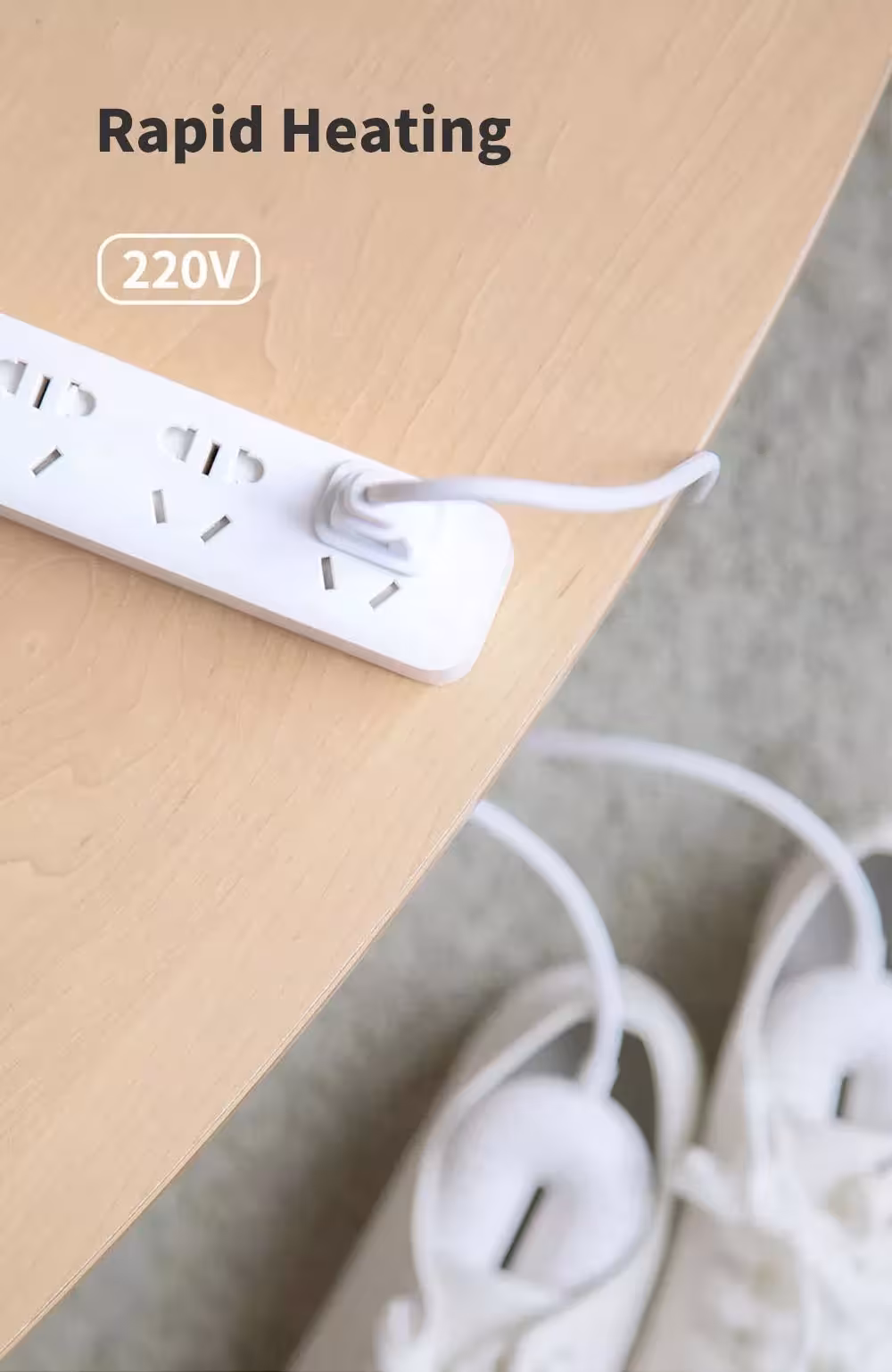 sèche-chaussures avec désinfection UV