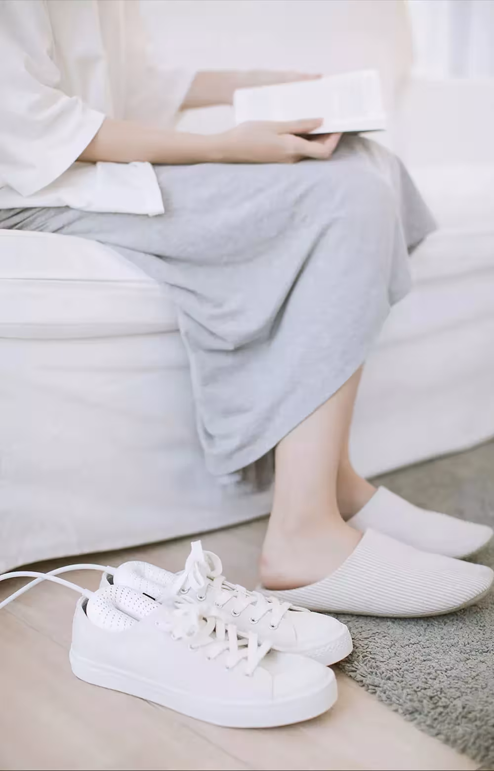 sèche-chaussures avec désinfection UV