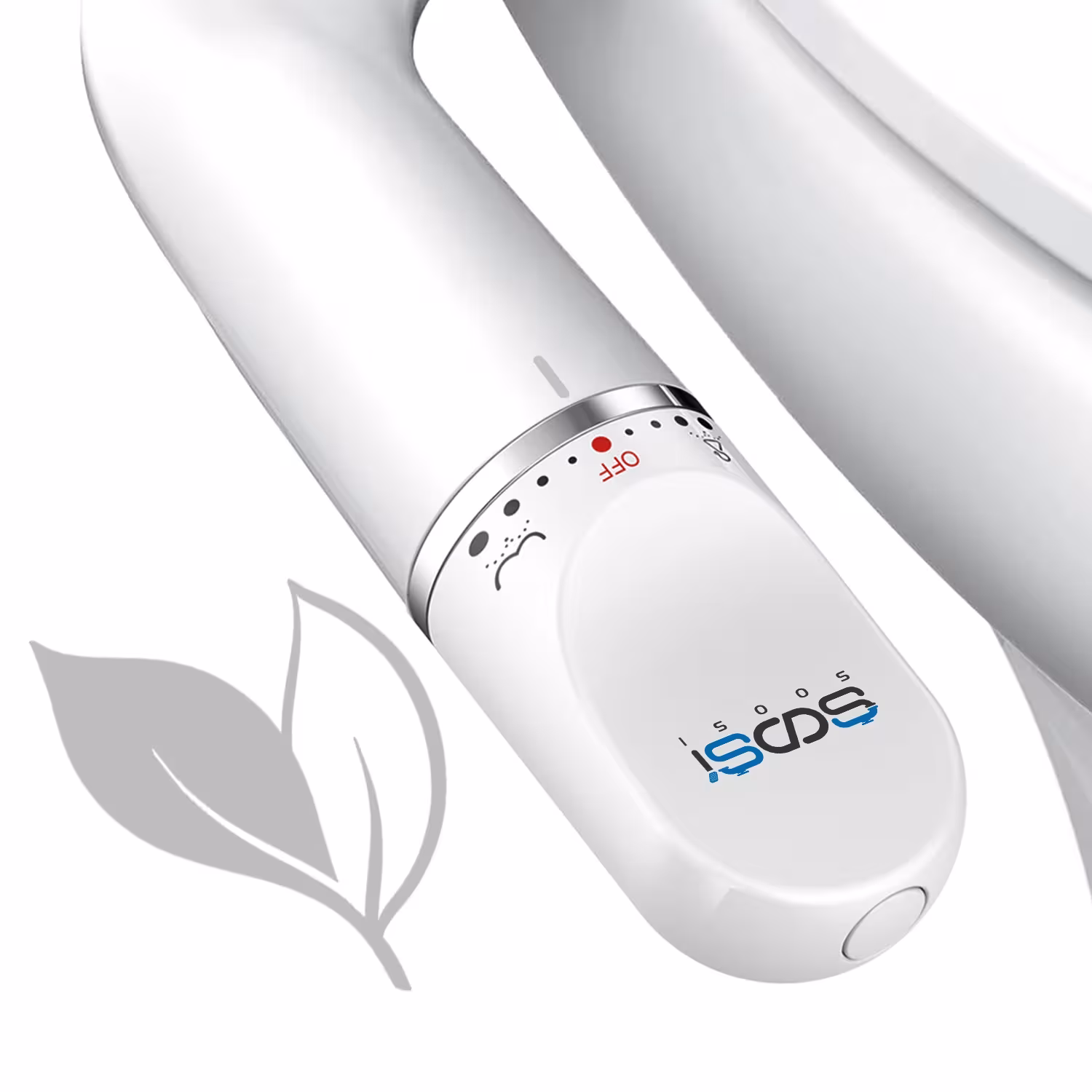 SOOSI doccetta per WC, ultrasottile, doppio spruzzo, pressione dell'acqua regolabile, non elettrica