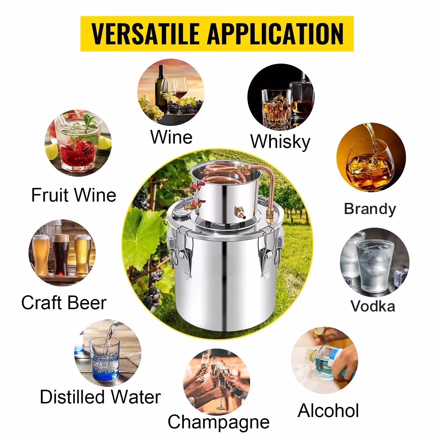 alkoholio distiliavimo aparatas