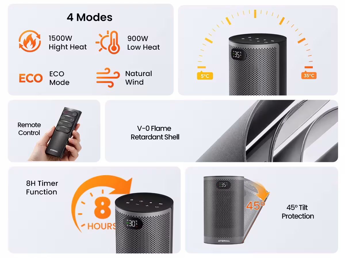 calentador eléctrico portátil