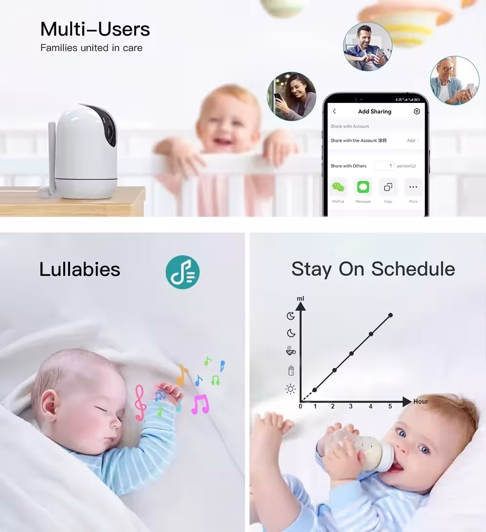 monitor per bambini con telecamera