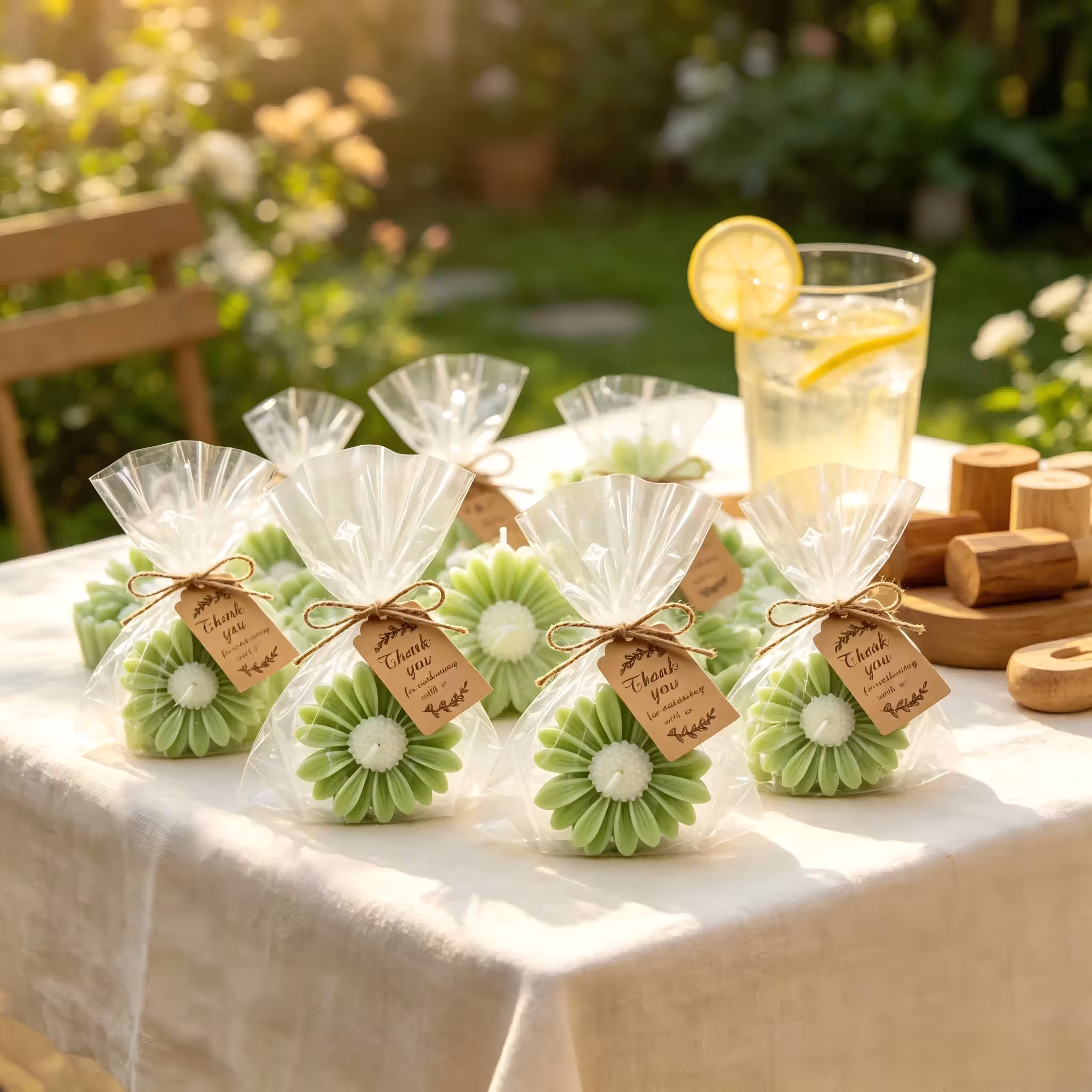 Geschenkset mit kleinen Duftkerzen