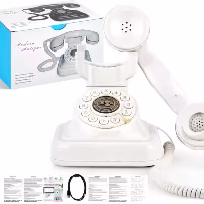 32Gb Retro Audio Wedding  Guestbook Phone Banquet Voice Login Book Telephone Guest Blessing Audio Message Record Phone 1