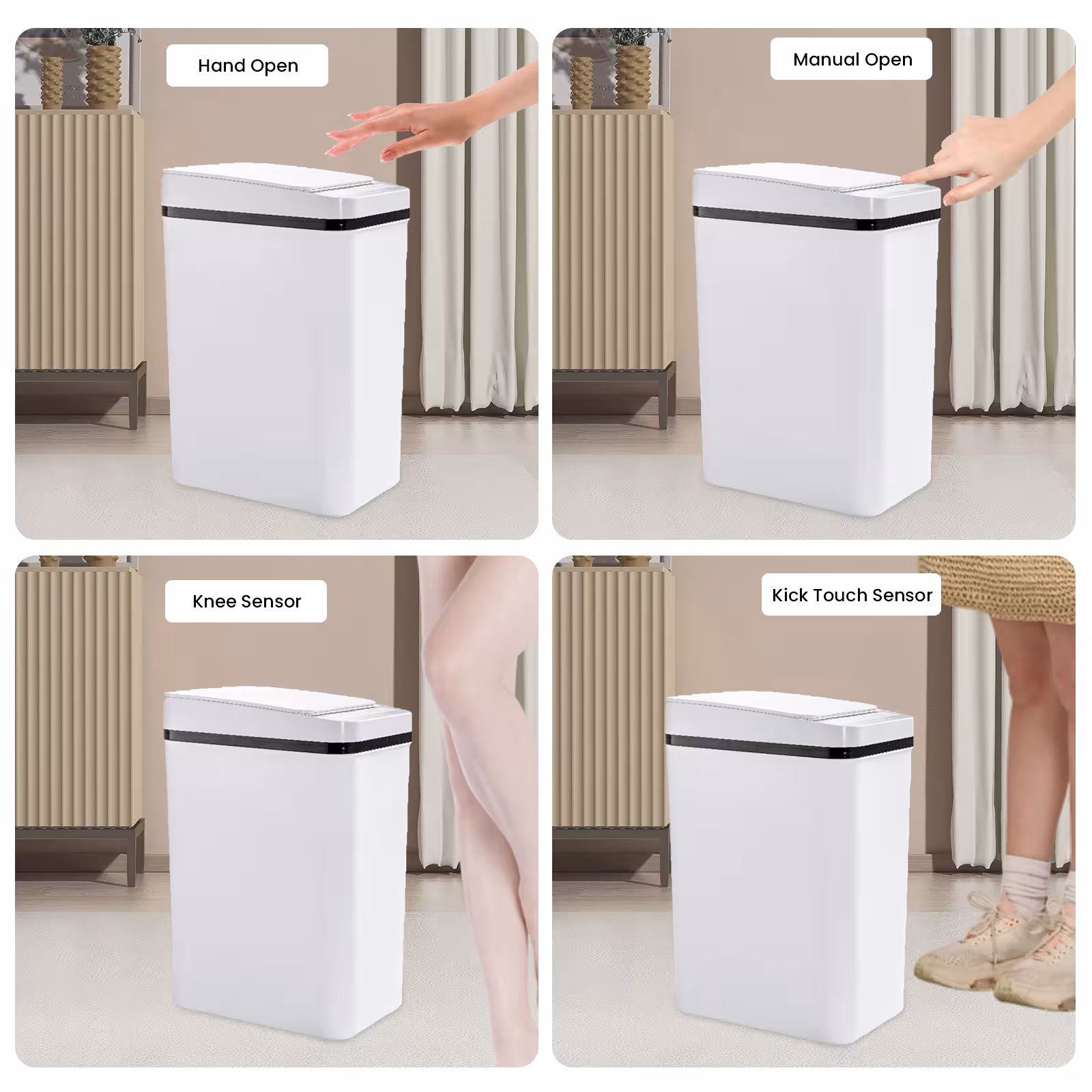 automatic trash can