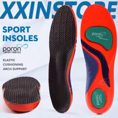 【Xxin】Arch Support Insole Poron Shock Absorption Flat Feet Shoe Pad Heel Pain Relief Size 35-48 1