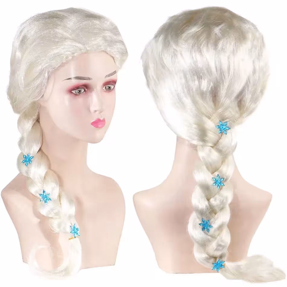 parrucca del costume di Elsa