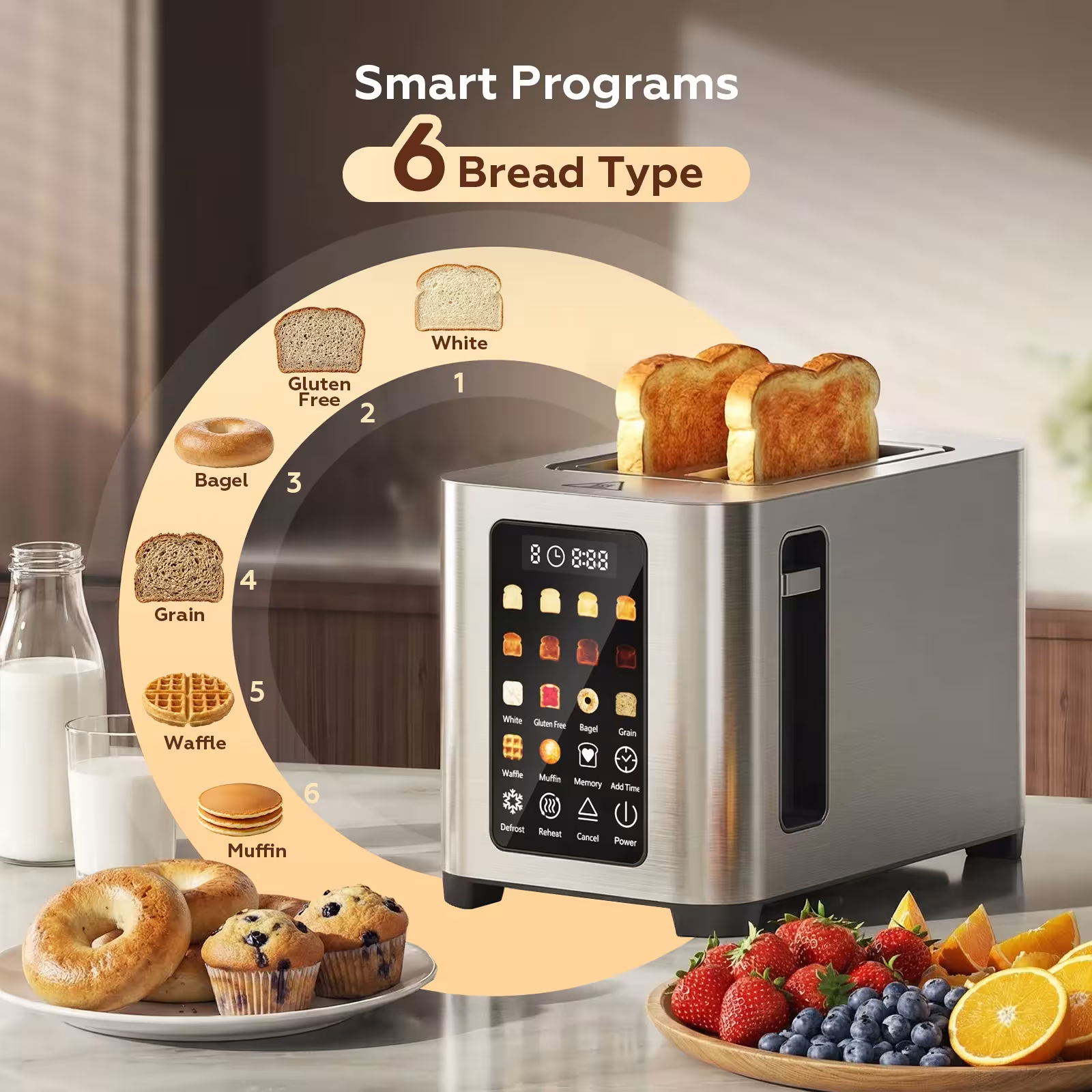 Toaster for 2 slices