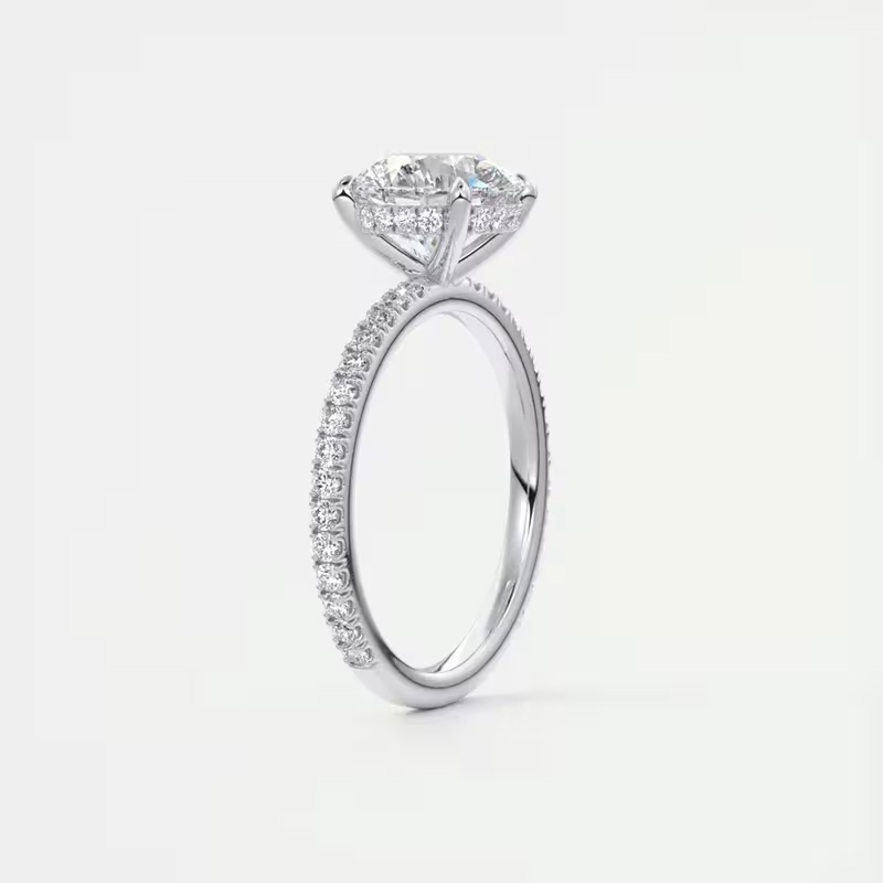 bague de fiançailles avec moissanite