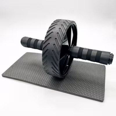 Unisex Single Wheel Ab Roller for Abdominal Exercise - Abdominal Training Equipment with Non-Slip Silent Tires and Comfortable Handle - Core Strength Trainer for Home Gym 1