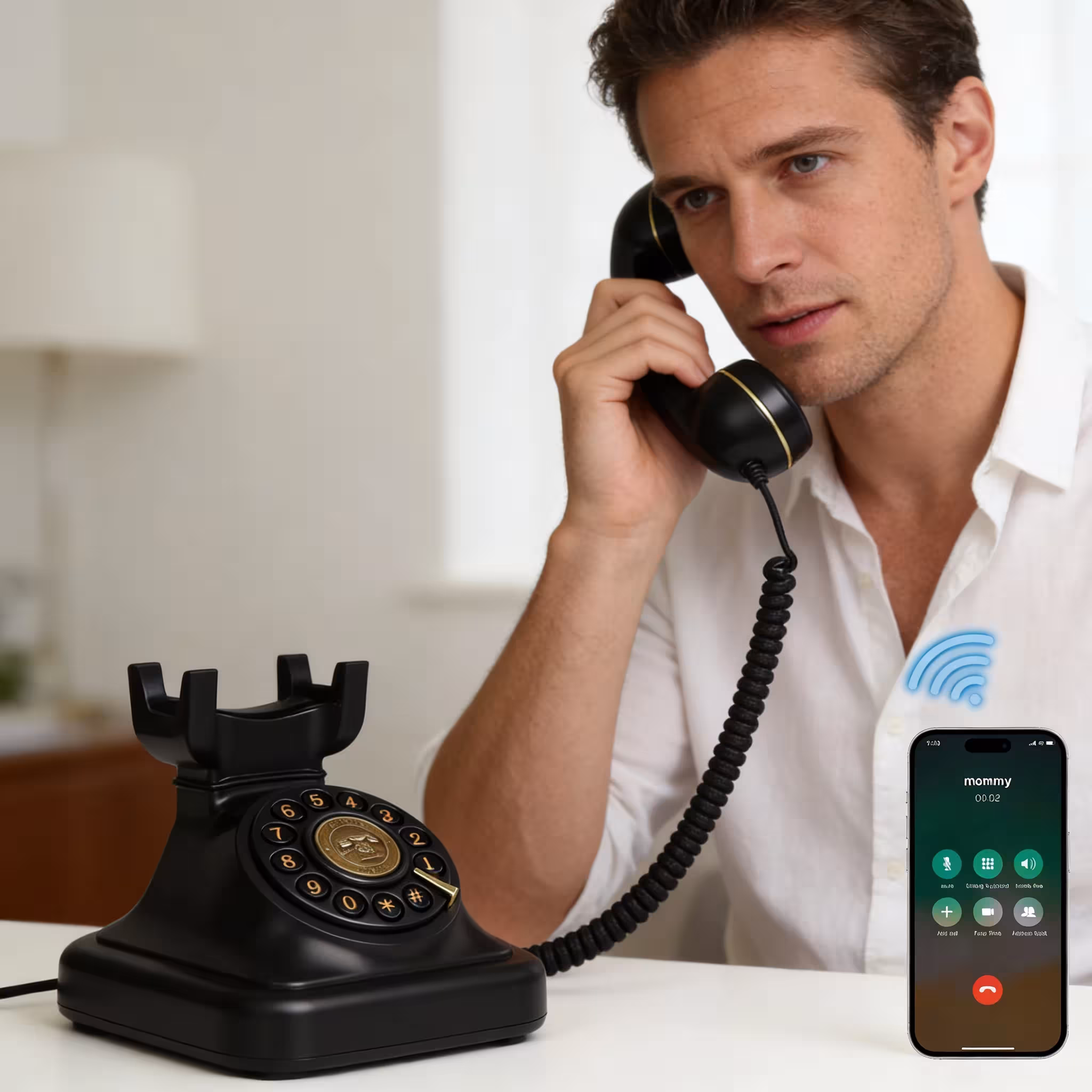 retro Bluetooth phone