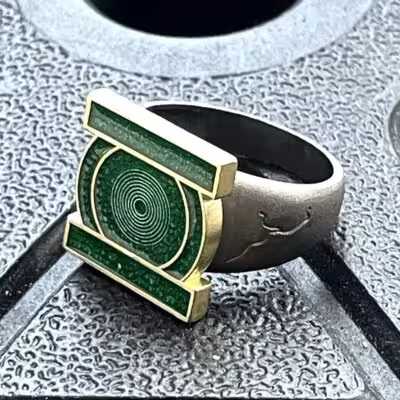 2026 Lanterns Green Lantern Corps Ring Metal Cosplay Dc Tv Series Official Collectible Prop Cosplay Costume Decor Accessory 1