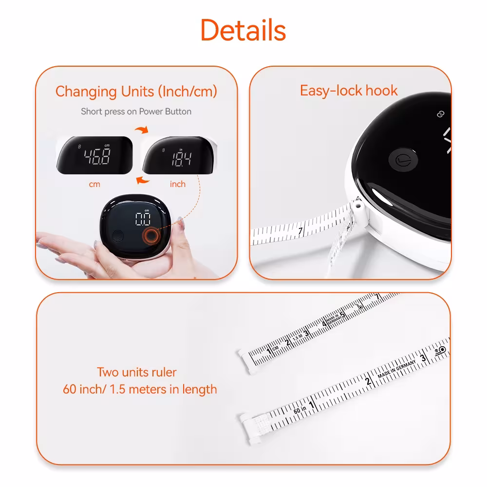 body measuring tape with app