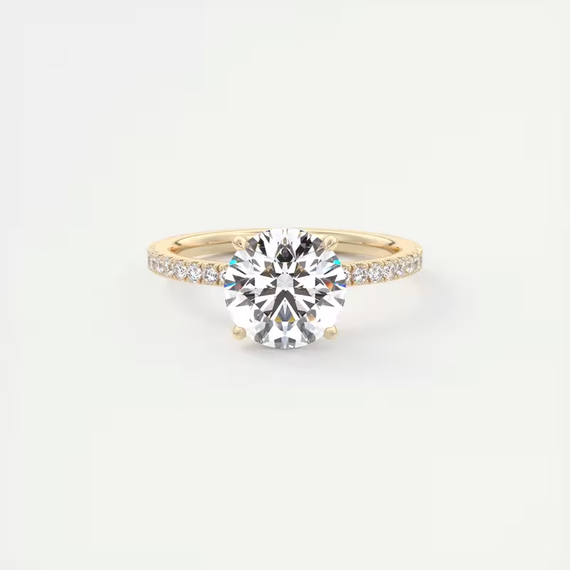 bague de fiançailles avec moissanite