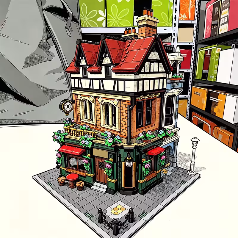 Building block set for home decoration, 3266 pieces, a gift for adults