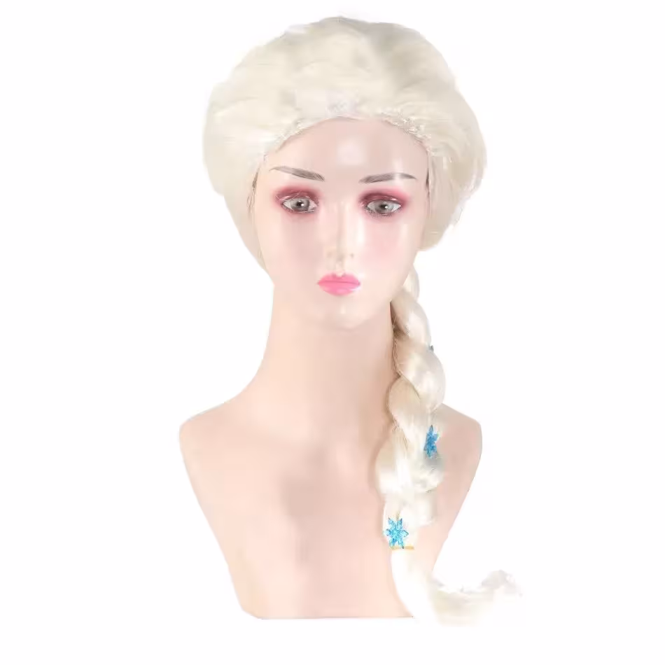 parrucca del costume di Elsa