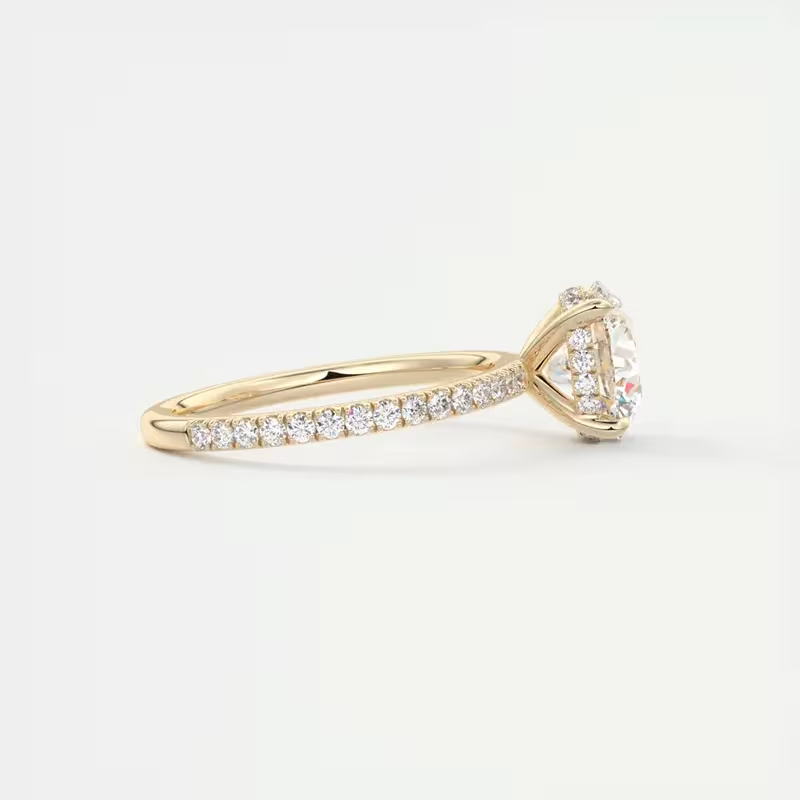 bague de fiançailles avec moissanite