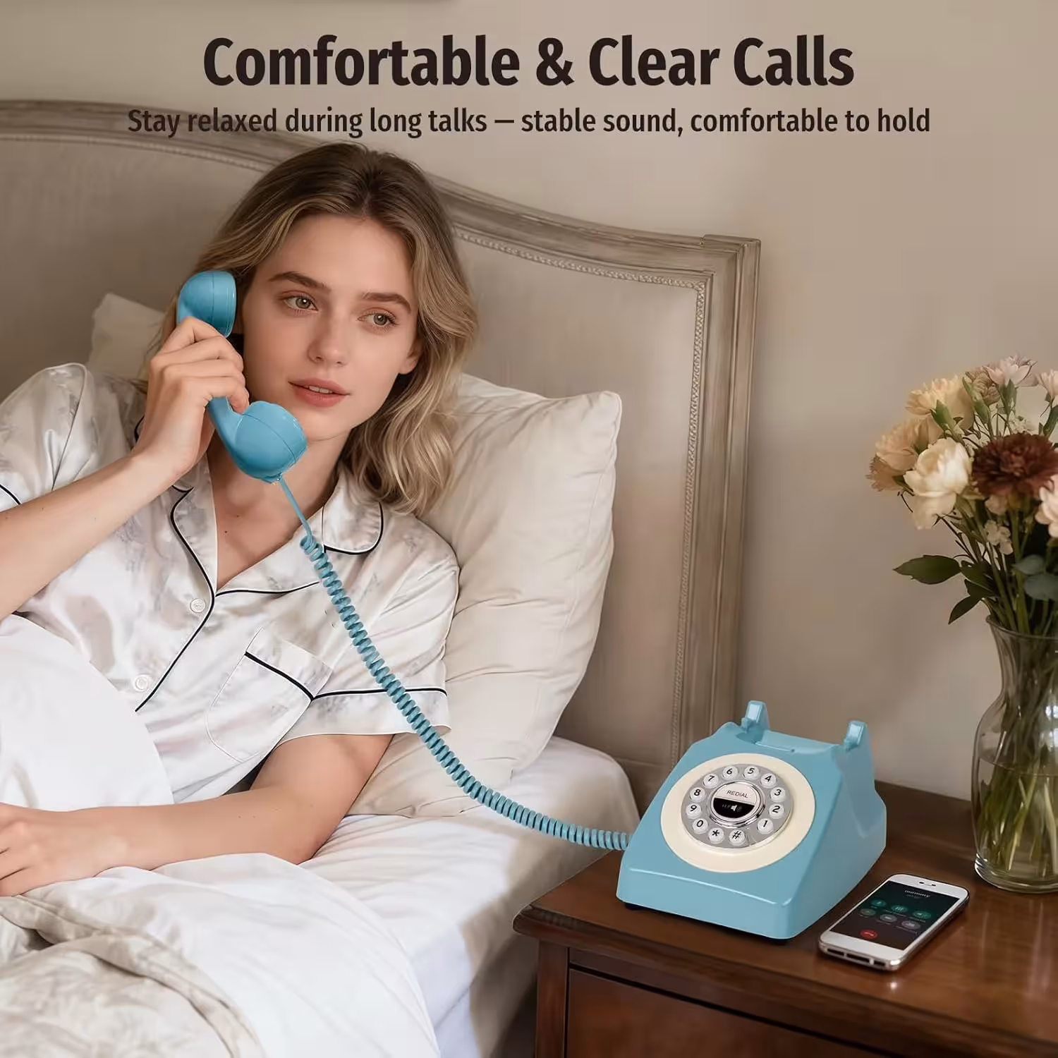 retro bluetooth telefonas