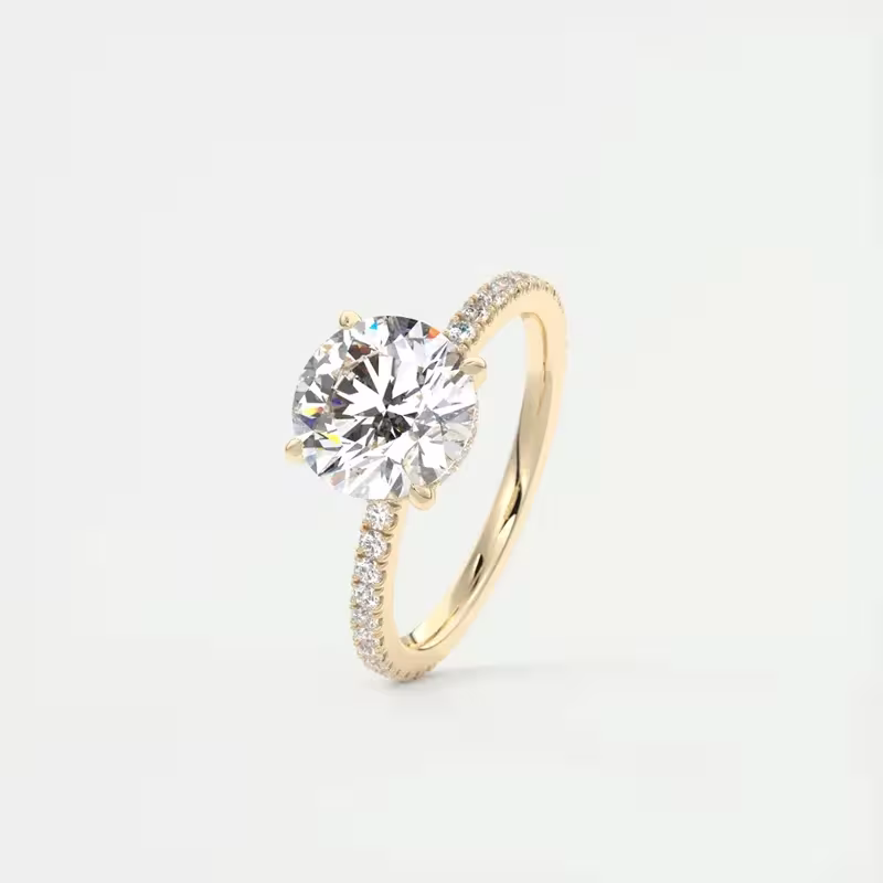bague de fiançailles avec moissanite
