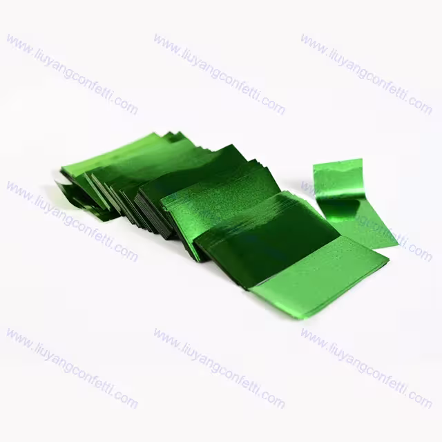 Confetti 1kg rectangular gold and silver