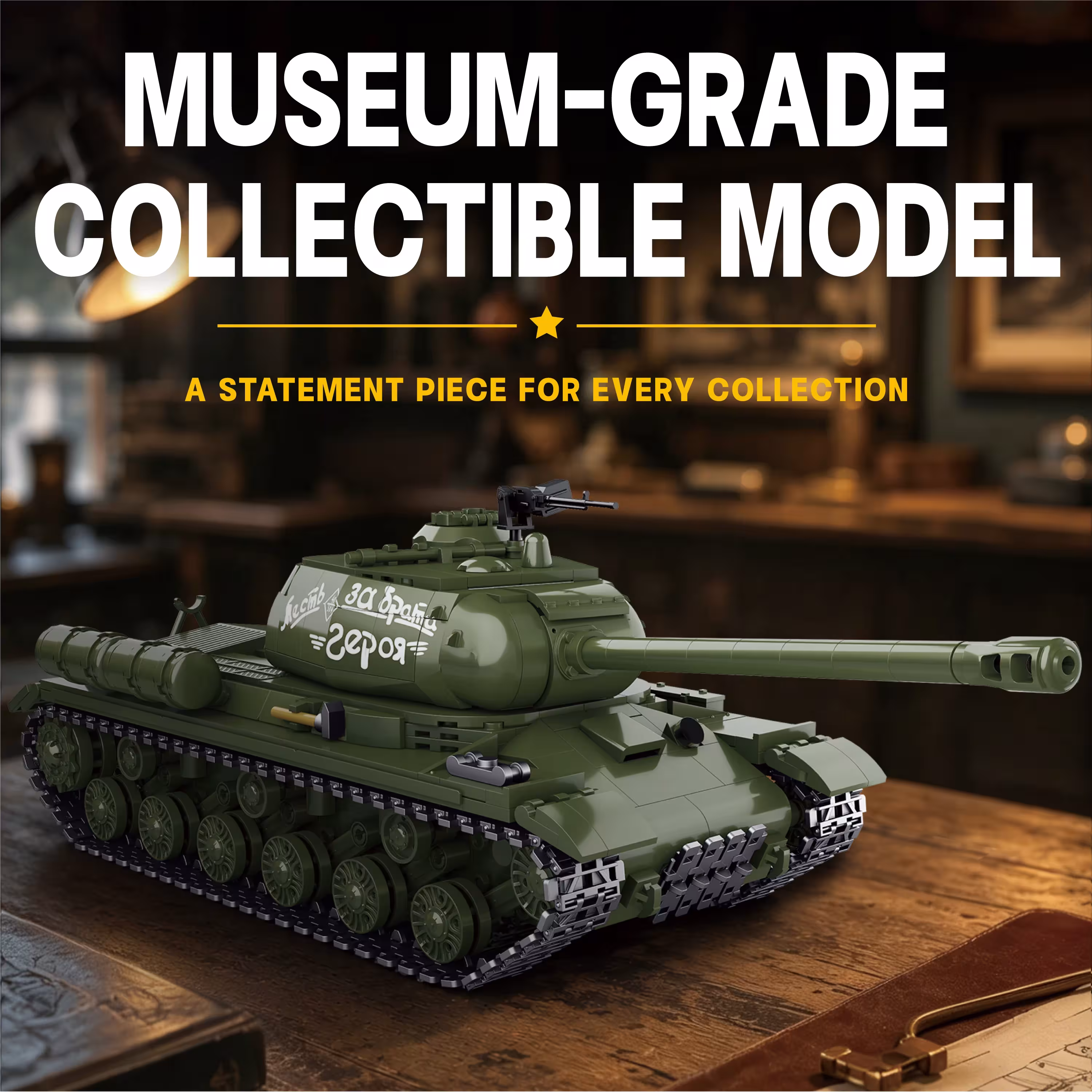 kit de construcción del tanque soviético IS-2