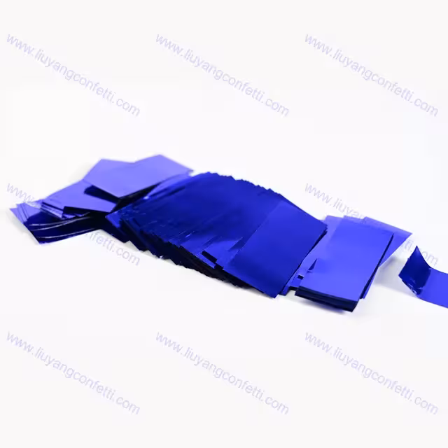 Confetti 1kg rectangular gold and silver