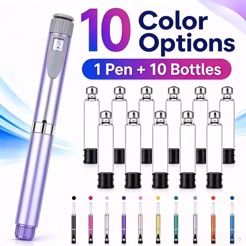 Set di 10 siringhe riutilizzabili da 3ml con fiale