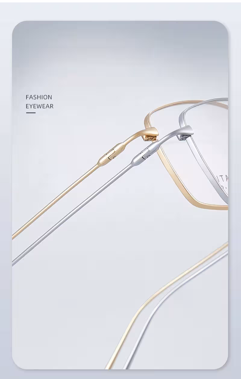 monturas de gafas de titanio