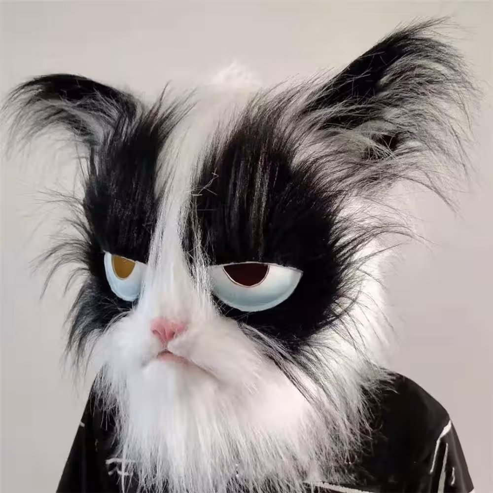 masque de chat en latex