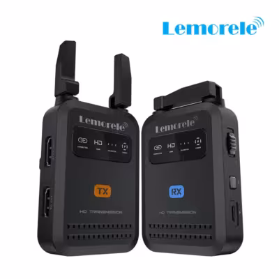 Lemorele 200m Wireless HDMI Transmitter Receiver 1080P Video Transceiver LowLatency HDMI Extender For Photography Live Streaming 1