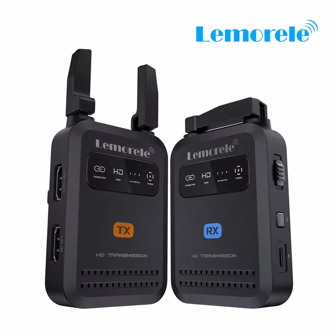 Transmisor y receptor HDMI inalámbrico Lemorele de 200m, para transmisión de video 1080P en fotografía